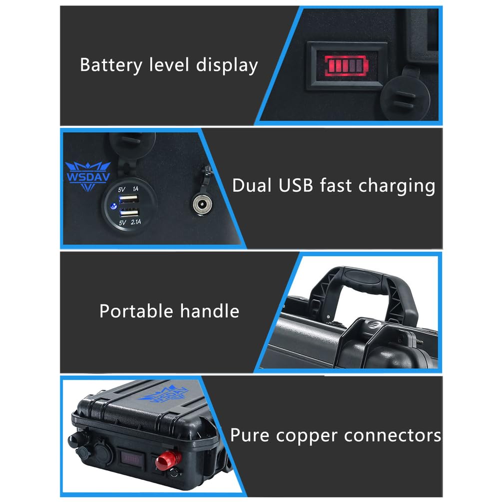 Batterie de propulseur 12 Volts, Batterie au Lithium 12 V
