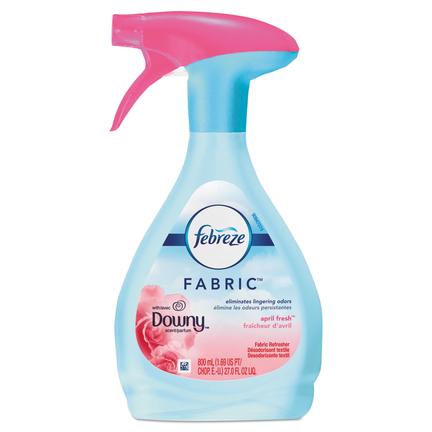4  Bout. Febreze Odor-Fighting Fabric Refresher, with Downy April Fresh, 27 fl oz
