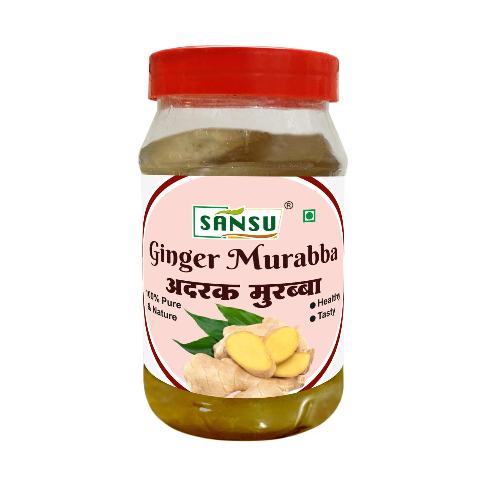 SANSU Ginger Murabba 500g Natural Ginger Murabba, Organic Ginger Murabba, Adrak ka murabba, 100% Pure Adrak Ka Murabba 500g (pack of 2)-image-38