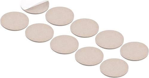 METALLIXITY Almohadillas redondas de fieltro para muebles (3.346 in3.35 pulgadas), 16 unidades, protectores de suelo autoadhesivos, para el hogar,
