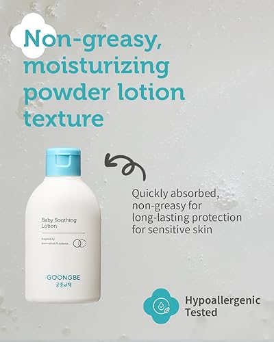 Miniatura 4 de GOONGBE Loción calmante en polvo para bebés, coreano para bebés, alivio de la irritación del pañal para la piel sensible del bebé, Crema para