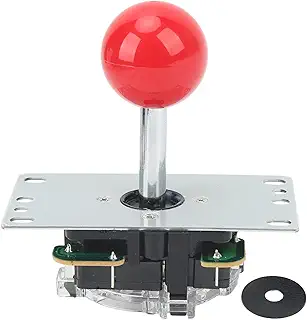 アーケード ジョイスティック ゲームパッド DIY ジョイスティック ピン サーキット ボード ボールヘッド付き ファイティングゲームコンソール用 (赤) チェス レジャースポーツ