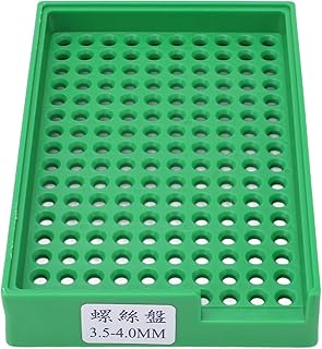 1Pcs Antistatic Screw Tray Holder, 160 Holes Hard PP Plastic Screws Storage Tray Holder for 0.14-0.16inch