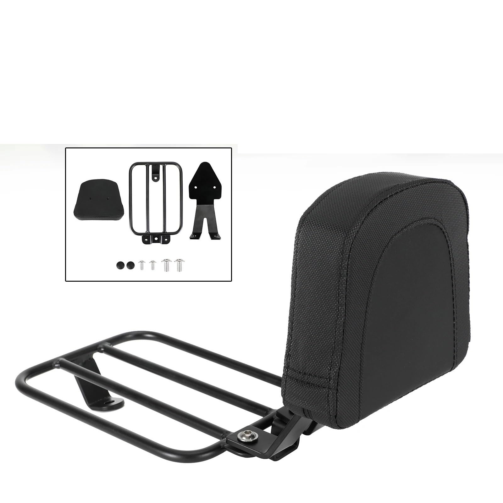 Sissy Bar Amovible Coussinet de Dossier Porte-Bagages arrière pour Kawasaki Vulcan VN650 2015 2016 2017 2018 2019 2020 2021
