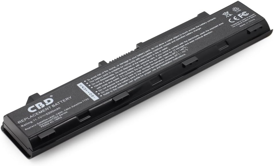 Moongazer New Rechargeble repalcement Battery for Toshiba Satellite S70DT C55-A5302 C55-A5308 C55-A5309 C55D-A5150 C55T-A5314 Battery PA5109U-1BRS PA5024U-1BRS 4400mah 6 Cell