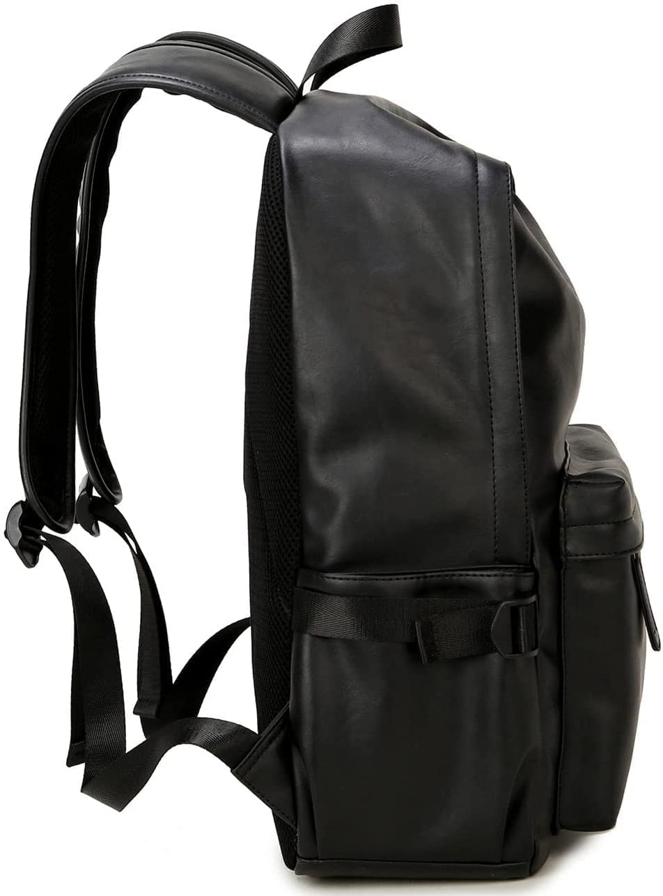 Baosha BP-20, zaino da giorno con spalline in ecopelle, borsa unisex per computer portatili con schermo da 15,6 pollici (39,6 cm)