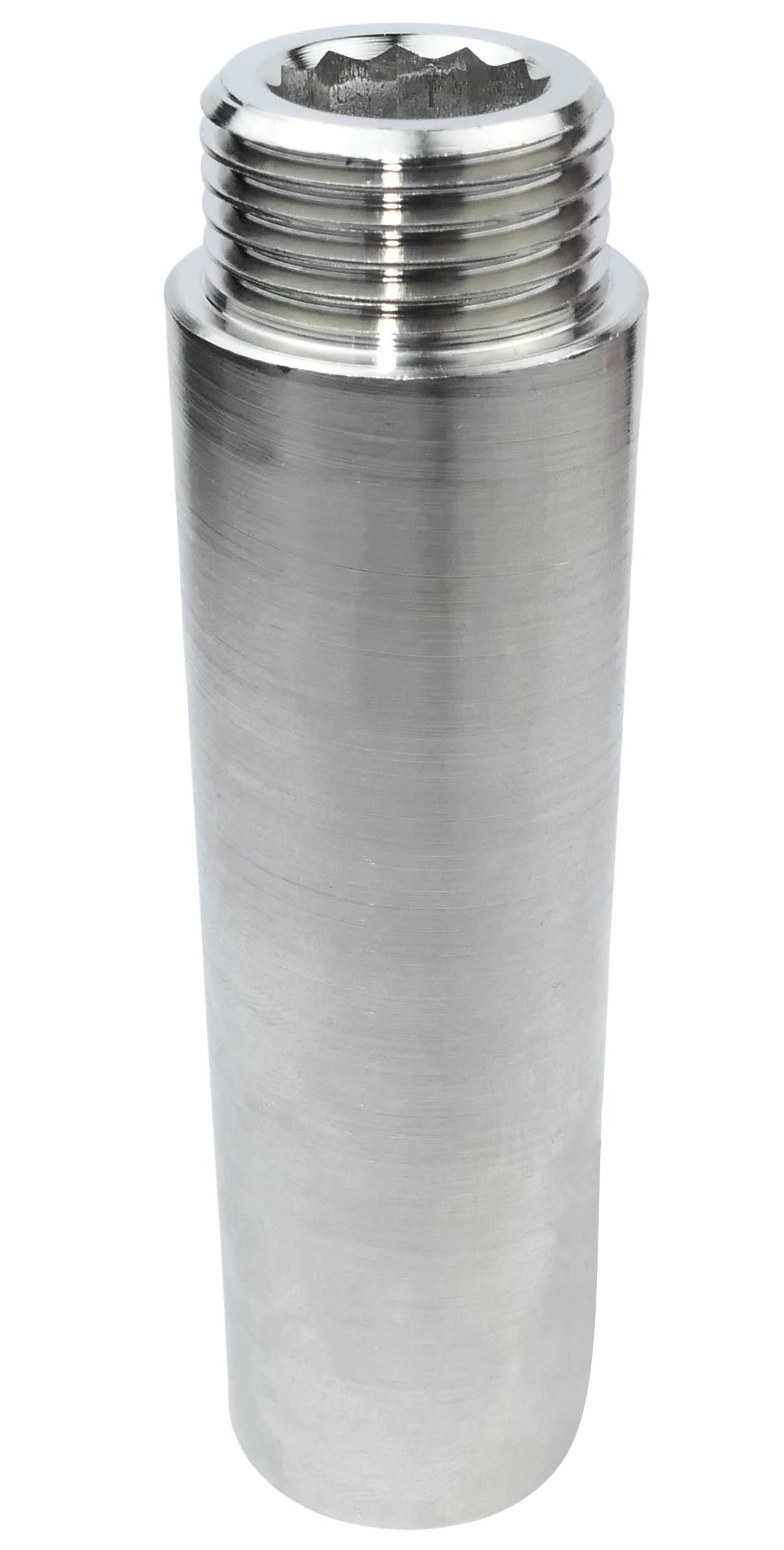 AERZETIX - Racor Prolongación de Unión Recto para Atornillar - Rosca Macho/Hembra 1/2" - Longitud 10mm - en Metal — view 8