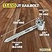Zipbolt 13.600 UT Railbolt Bulk Pack — Connect Handrails to Staircase Fittings and Newels, Durable, Fast, and Easy Residential and Commercial Installation, New Construction and Remodels