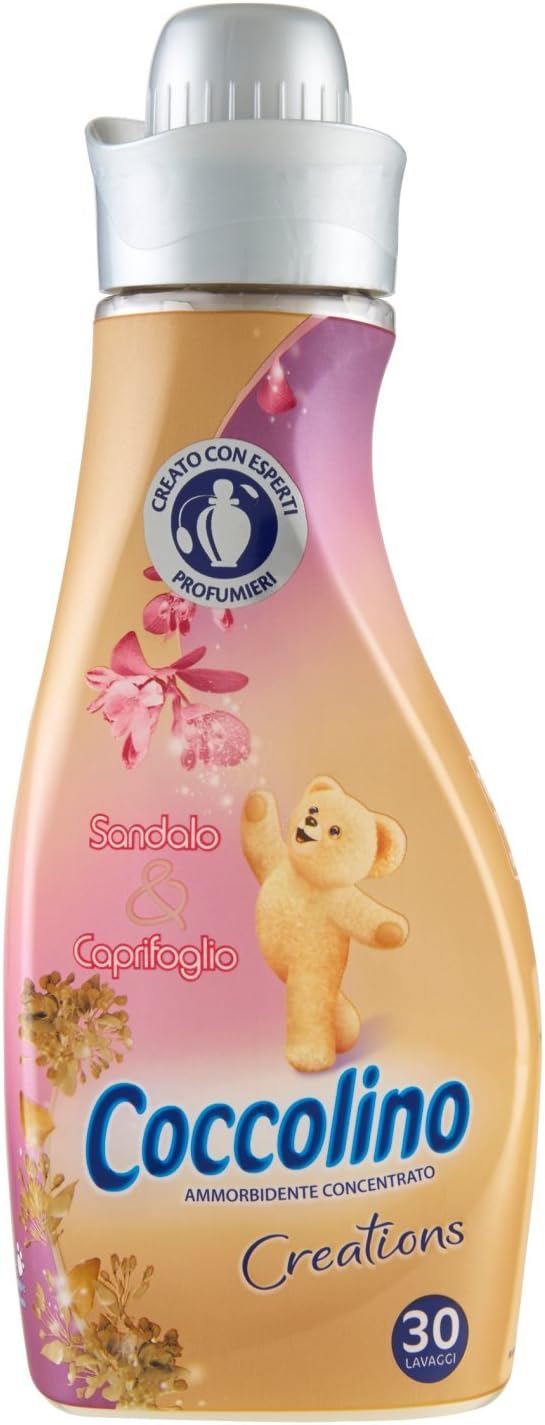 Coccolino – Softener, Sandalwood and Honeysuckle – 4 Pieces 750 ml [3 L]