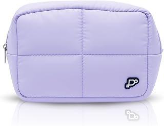 Neceser Compacto para Maleta – Neceser Mujer - Neceser Viaje - Estuche Multifunción para Maquillaje, Oficina o Bolso – Diseño Minimalista y Compacto - Regalo Elegante para Mujer (Lila)