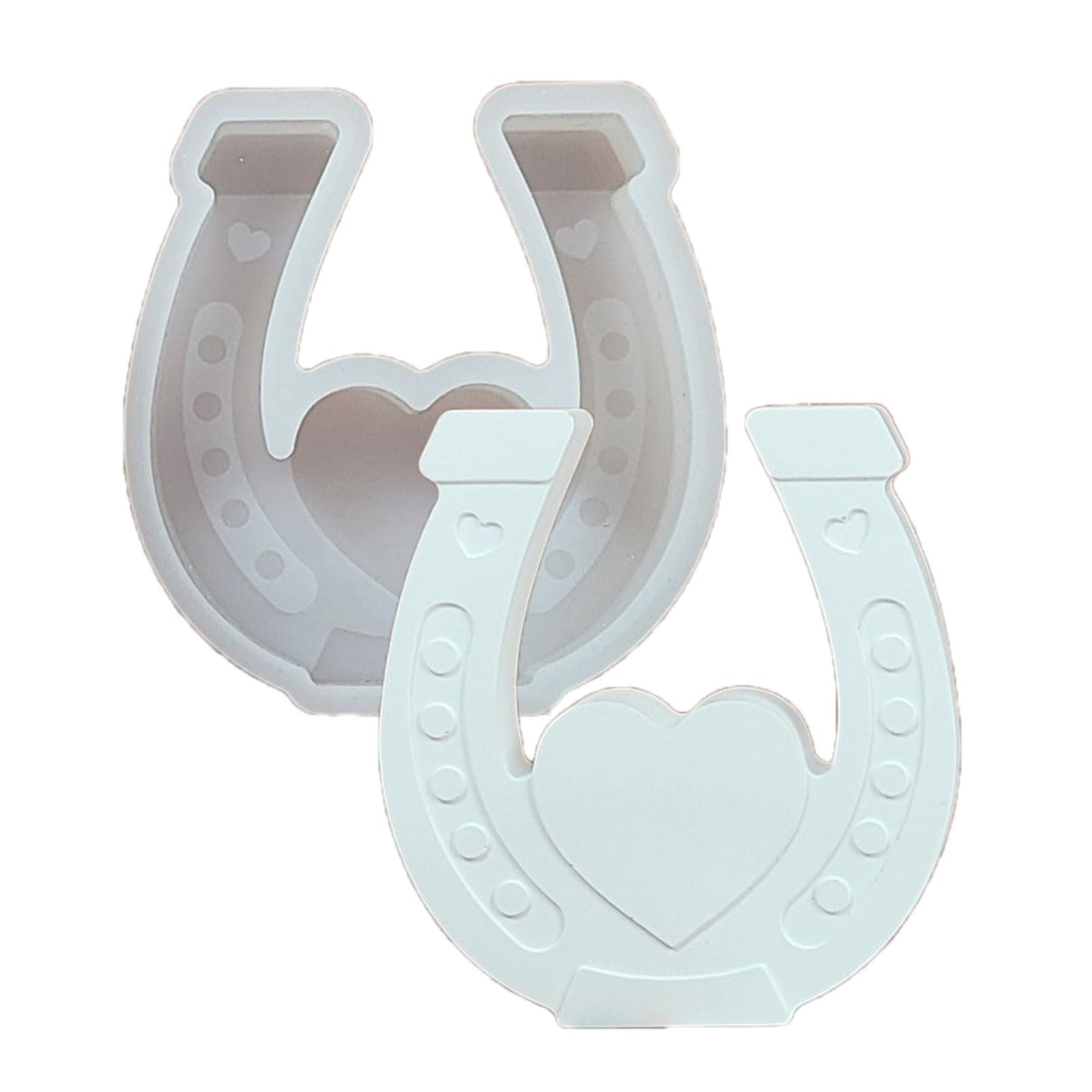 Tsophreniq Romance Silicone for Heart Shape Horseshoe Symbolizes Love Fortunes for Personalize Decoration Gift Making Plasters Decoration