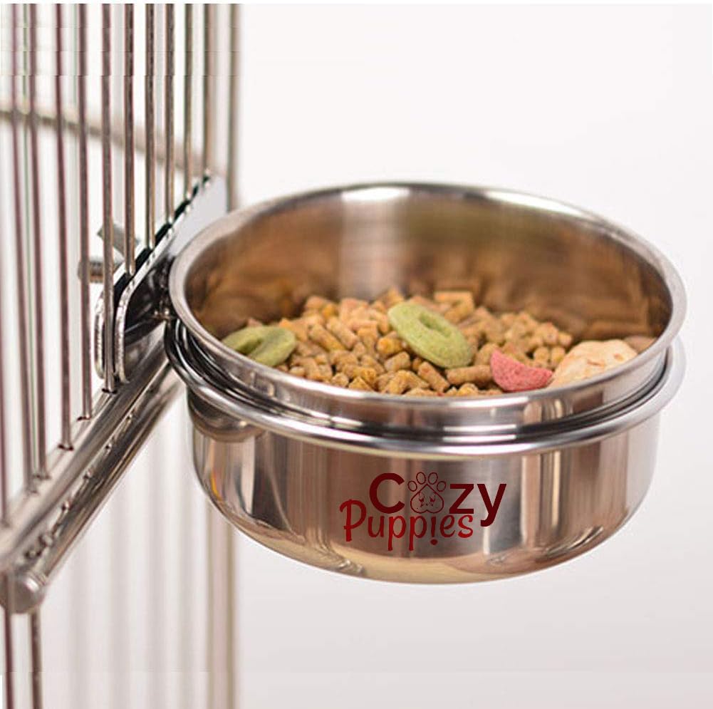 See full amazon price history chart for Cozy Puppies Pet Dog Stainless Steel Coop Cups with Clamp Holder - Detached Dog Cat Cage Kennel Hanging Bowl,Metal Food Water Feeder for Small Animal Ferret Rabbit (850 ml) Cozy Puppies Pet Dog Stainless Steel Coop Cups with Clamp Holder - Detached Dog Cat Cage Kennel Hanging Bowl,Metal Food Water Feeder for Small Animal Ferret Rabbit (850 ml) (B0CLYL4WQ3) Amazon Price History, Amazon Price Tracker
