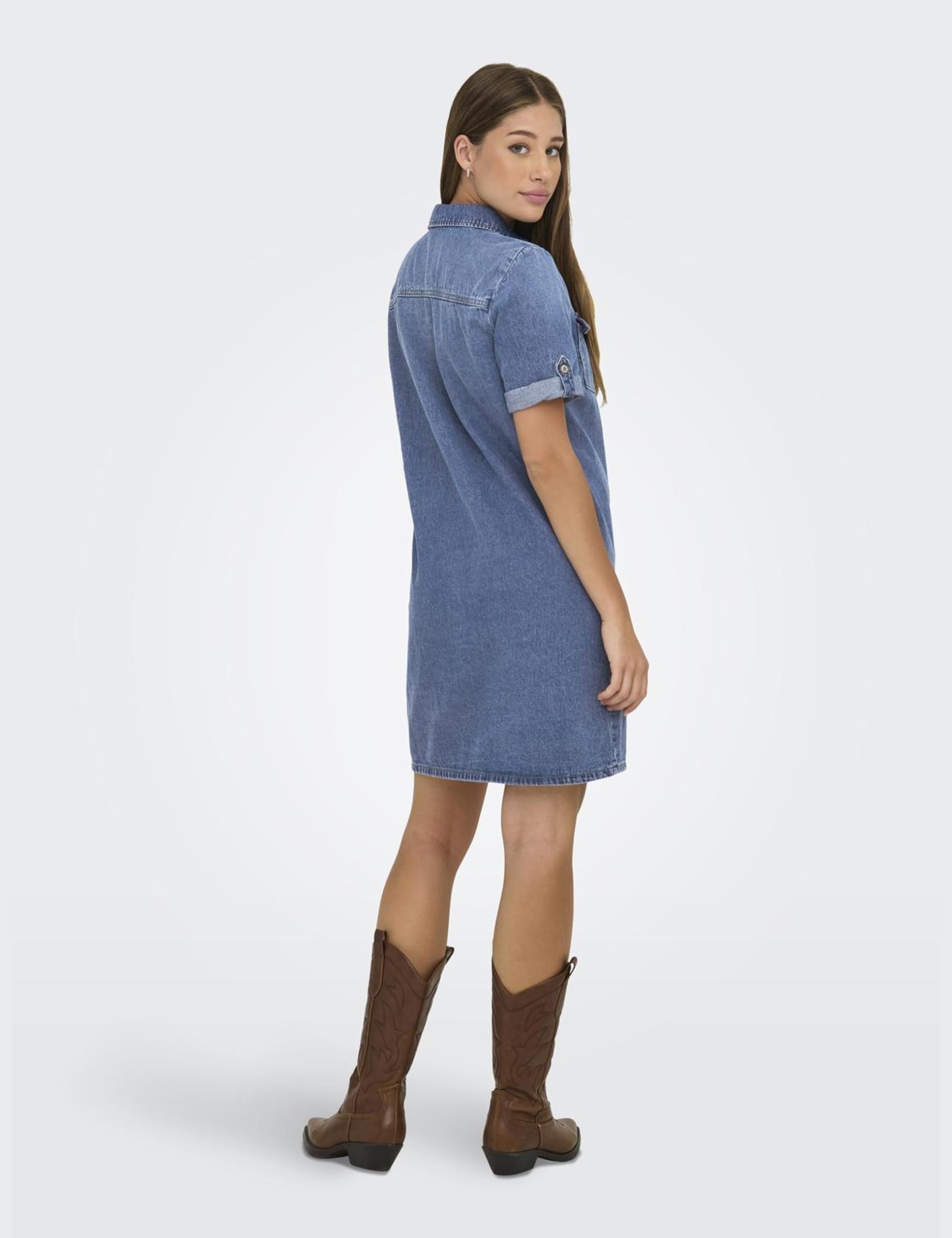 ONLY Onllisa S/S DNM Dress Gua Onllisa Robe Gua S/S DNM Femme (Lot de 1)