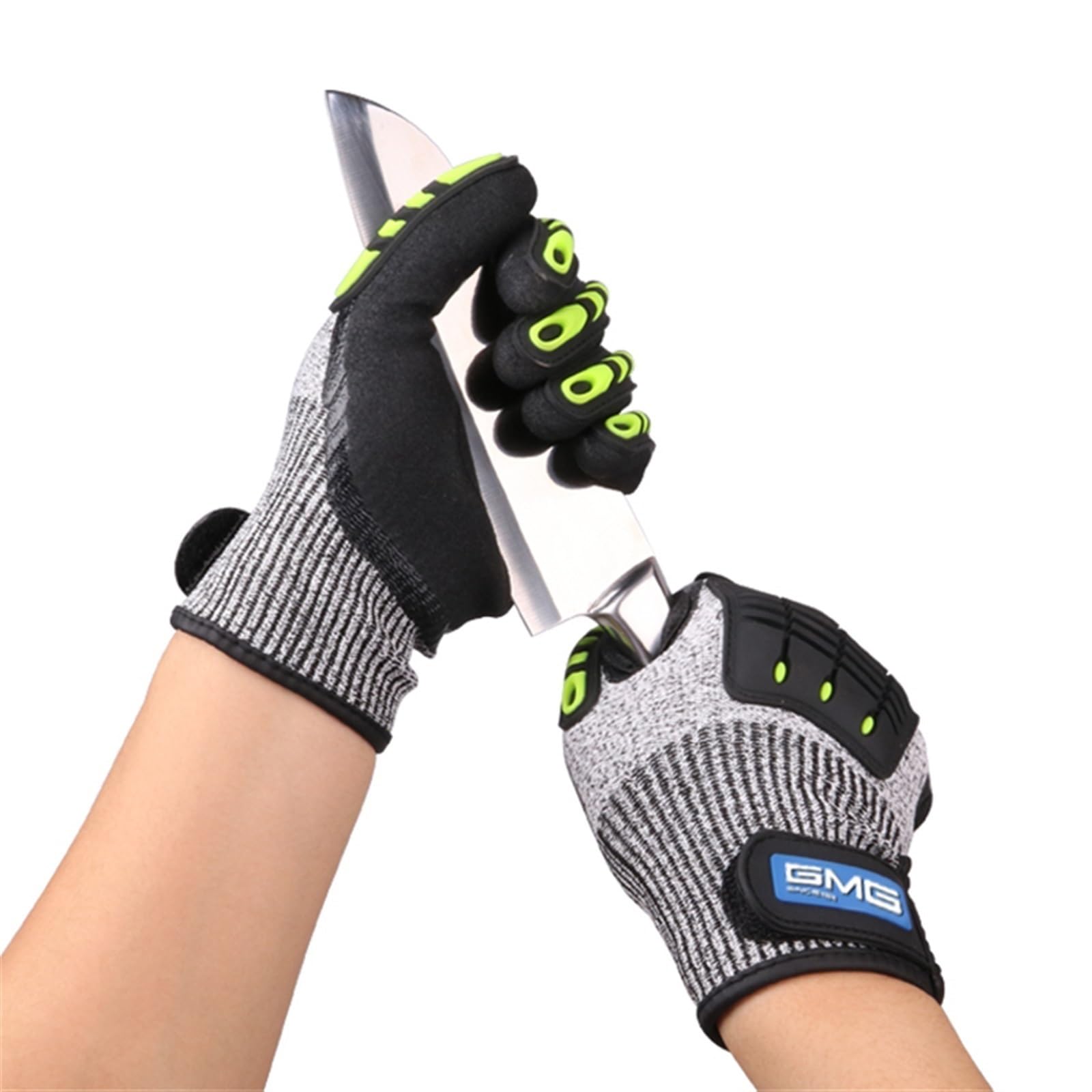 Gants de randonnée résistants aux coupures et aux chocs, anti-vibrations, gants résistants à l'huile