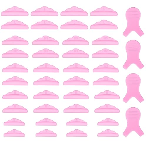 Miniatura 8 de 44 varillas de elevación de pestañas, herramientas de maquillaje de rizador de pestañas de silicona, 5 tamaños SMM1M2L, almohadillas de elevación de