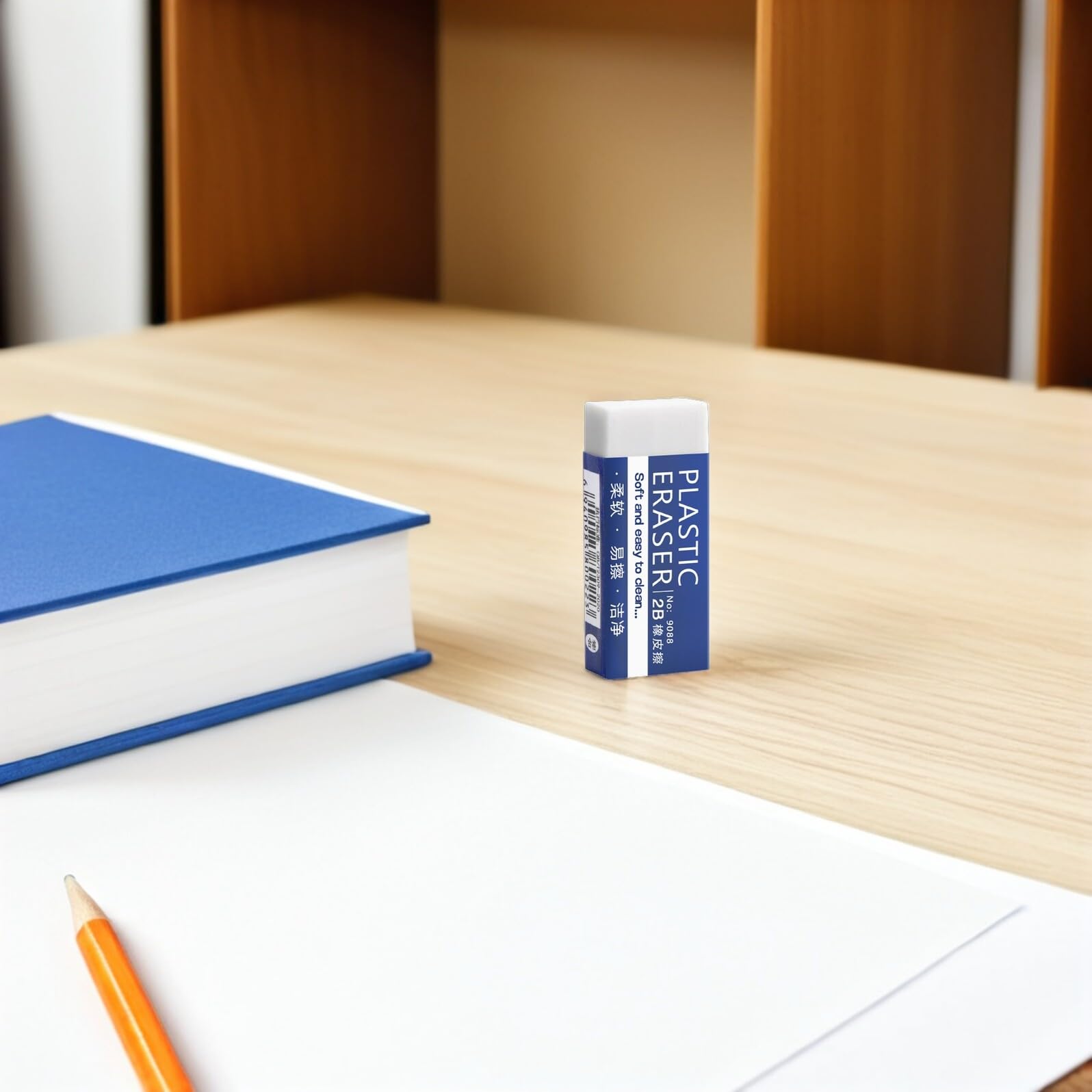 90 Gomme Bianche Morbide Extra Large per Matita Gomma a Blocco Grande in Polimero per Cancellare Pulito Set da 90 Pezzi per Studenti Artisti e Forniture Scolastiche Ufficio