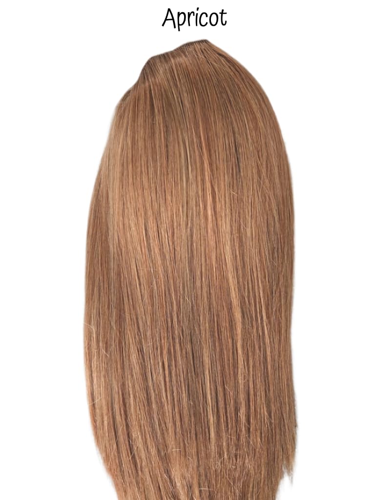 Girly Curls Straight 18" Ponytail Cheerleader Hairpiece (Apricot)