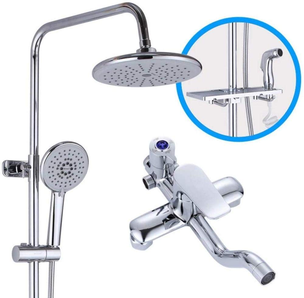 Système de douche à jet rond pour un espace bien-être à la maison