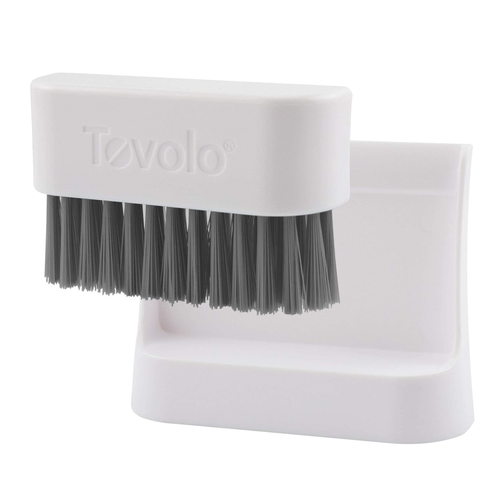 Brosse de comptoir Tovolo avec pelle intégrée à poils denses ramasse-miettes efficace