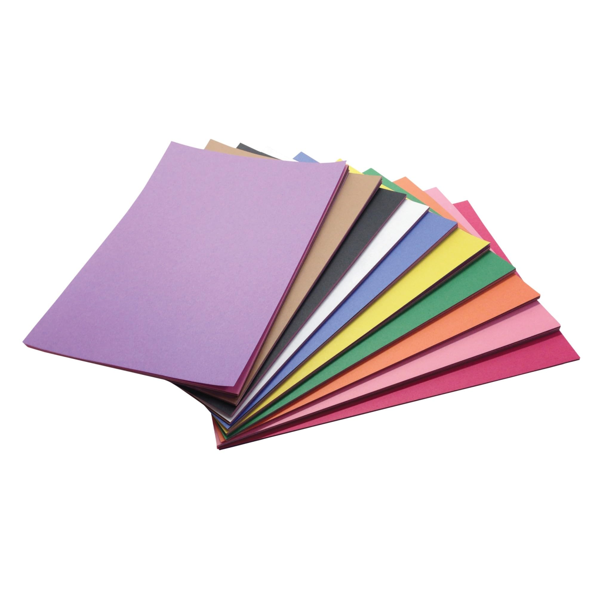 Construction Paper, 9 x 12 Inches, Assorted Colors, 500 Sheets