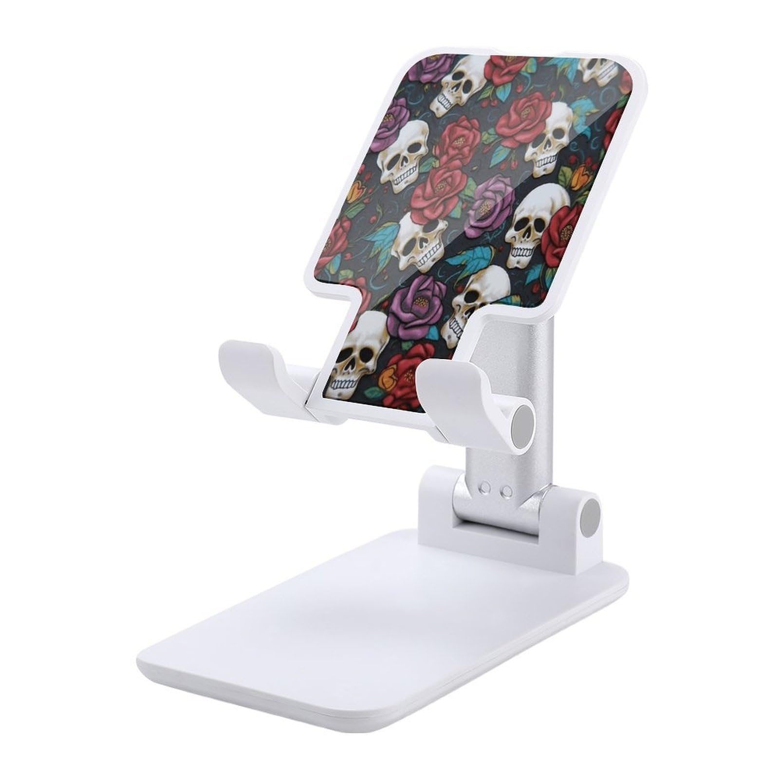 Support de téléphone pliable motif tête de mort réglable multi-angle - 7