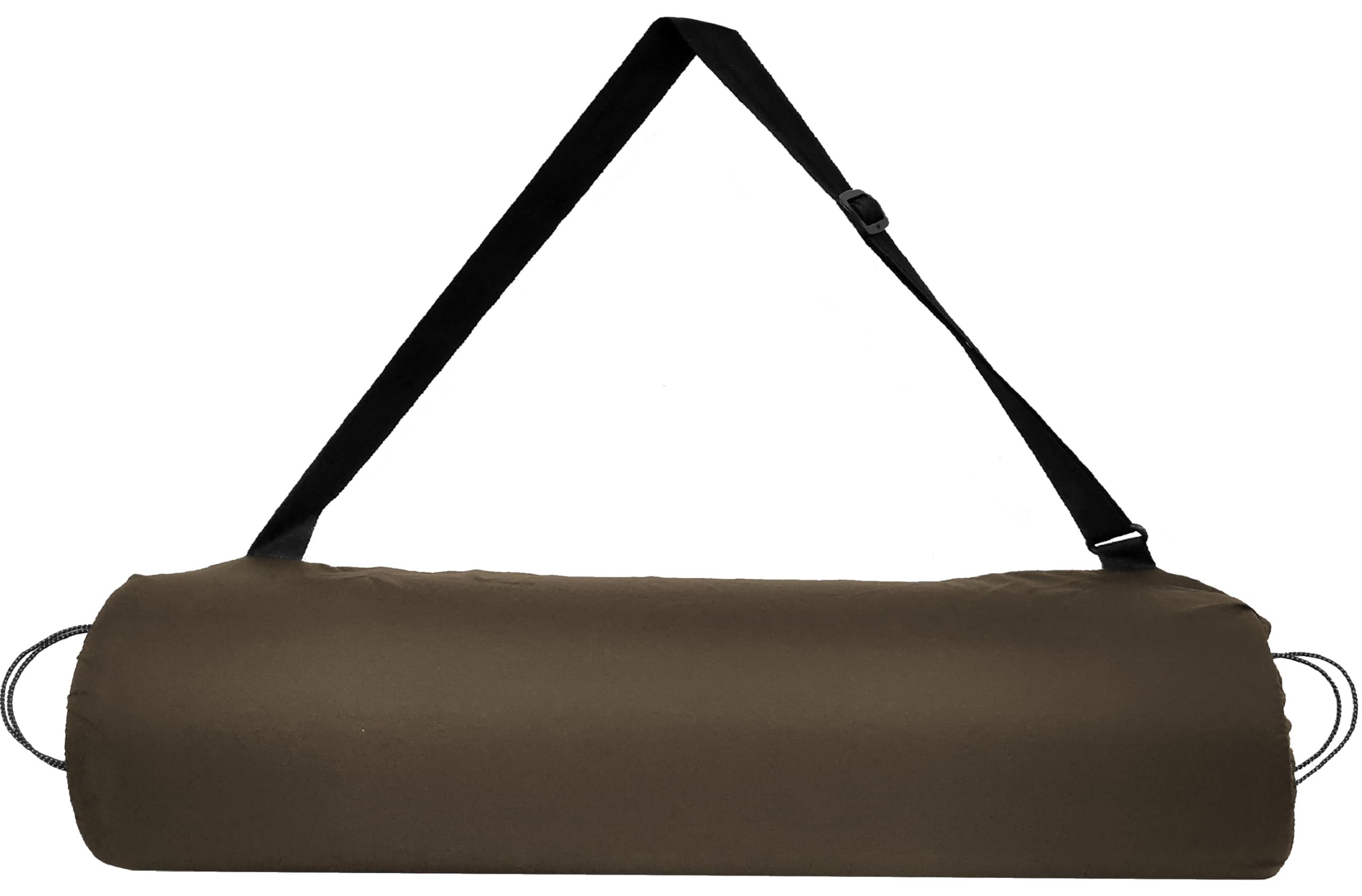 Polyester Fabric Yoga Mat Cover Bag, Waterproof Exercise Mat Carry Bag Cover and Shoulder Strap for Men and Women (Black, Large) - Pack of 1-image-40