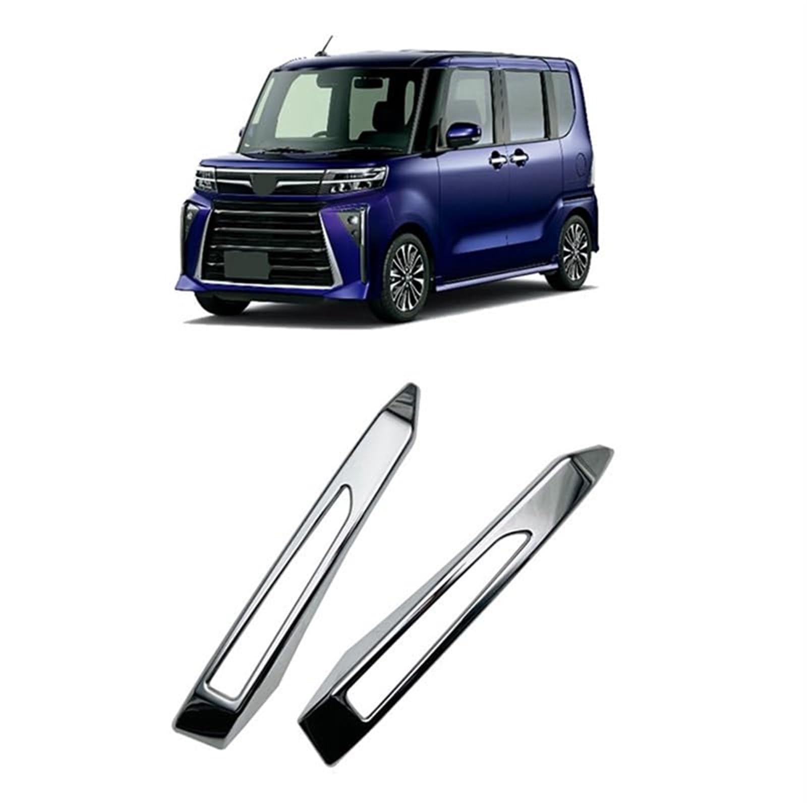 Rama tylnego światła przeciwmgielnego Osłona lampy przeciwmgielnej, do Daihatsu, Tanto Custom LA650S LA660S 2022-2023 Akcesoria samochodowe Listwa przeciwmgielna