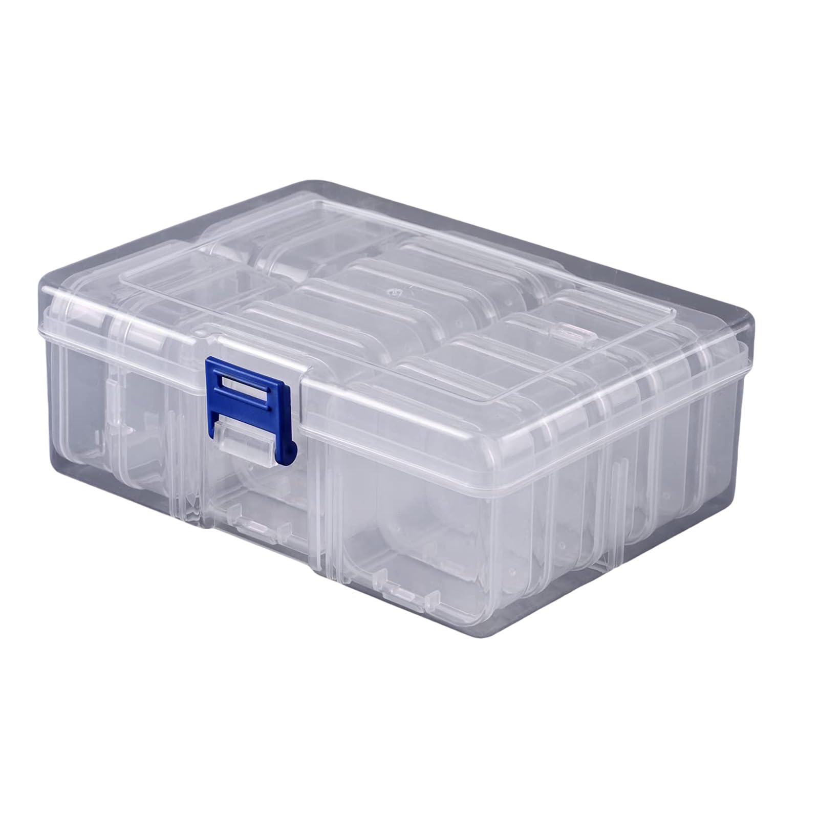 Nucelit Multipurpose Storage Solution Various Slot Boxes Stackable Craft Organizers for Projects Gear Small Accessories Craft Organizers with Lids
