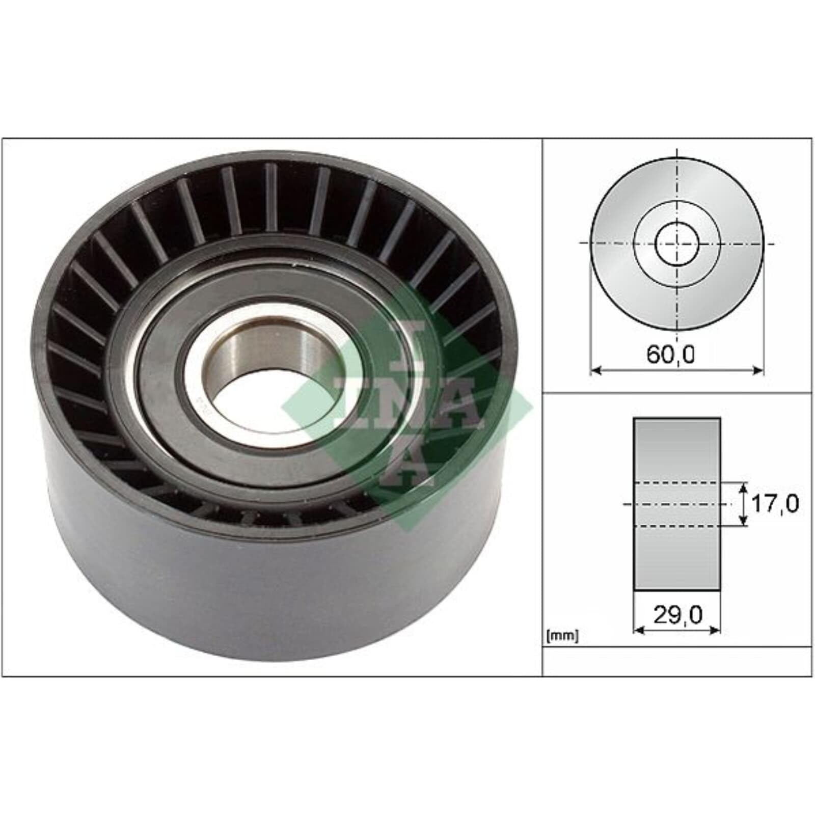 INA Jeu de courroies trapézoïdales à nervures 529 0433 10 1795mm Compatible avec RENAULT Trafic 2 Van FL Master 2 Van FD Trafic 2 Bus JL, OPEL Vivaro A Van X83 Vivaro A Combi X83