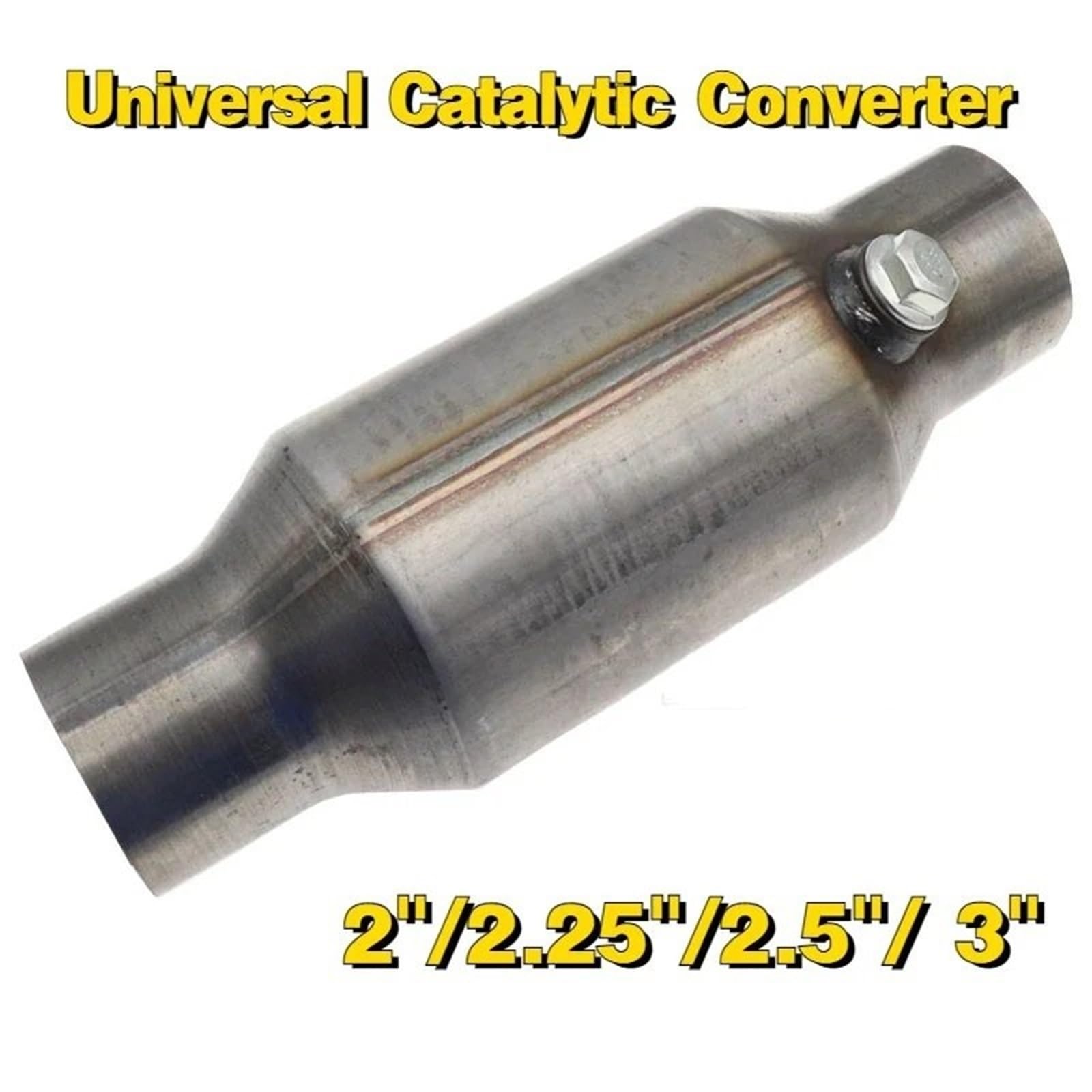 katalizatory spalin Catalytic Converter With Sensor Port 2'' 2.25'' .5'' 3'' EURO 1 Round Universal Car Exhaust System 400 Cells Weld-On(2 inch)