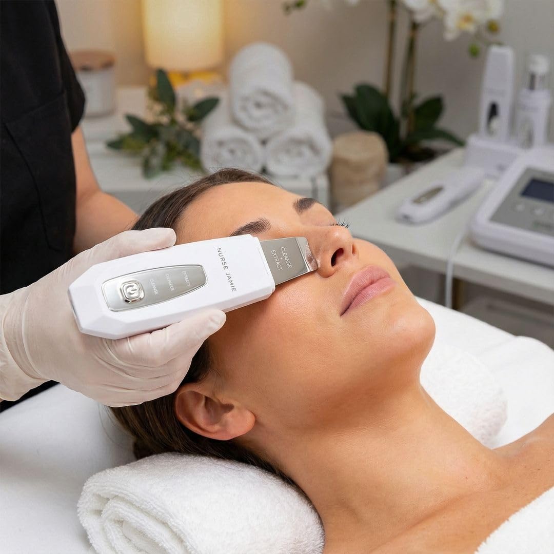 Nurse Jamie Dermascrape 3-in-1 Sonic Beauty Tool – Cleanse, Extract & Enhance Skincare Absorption