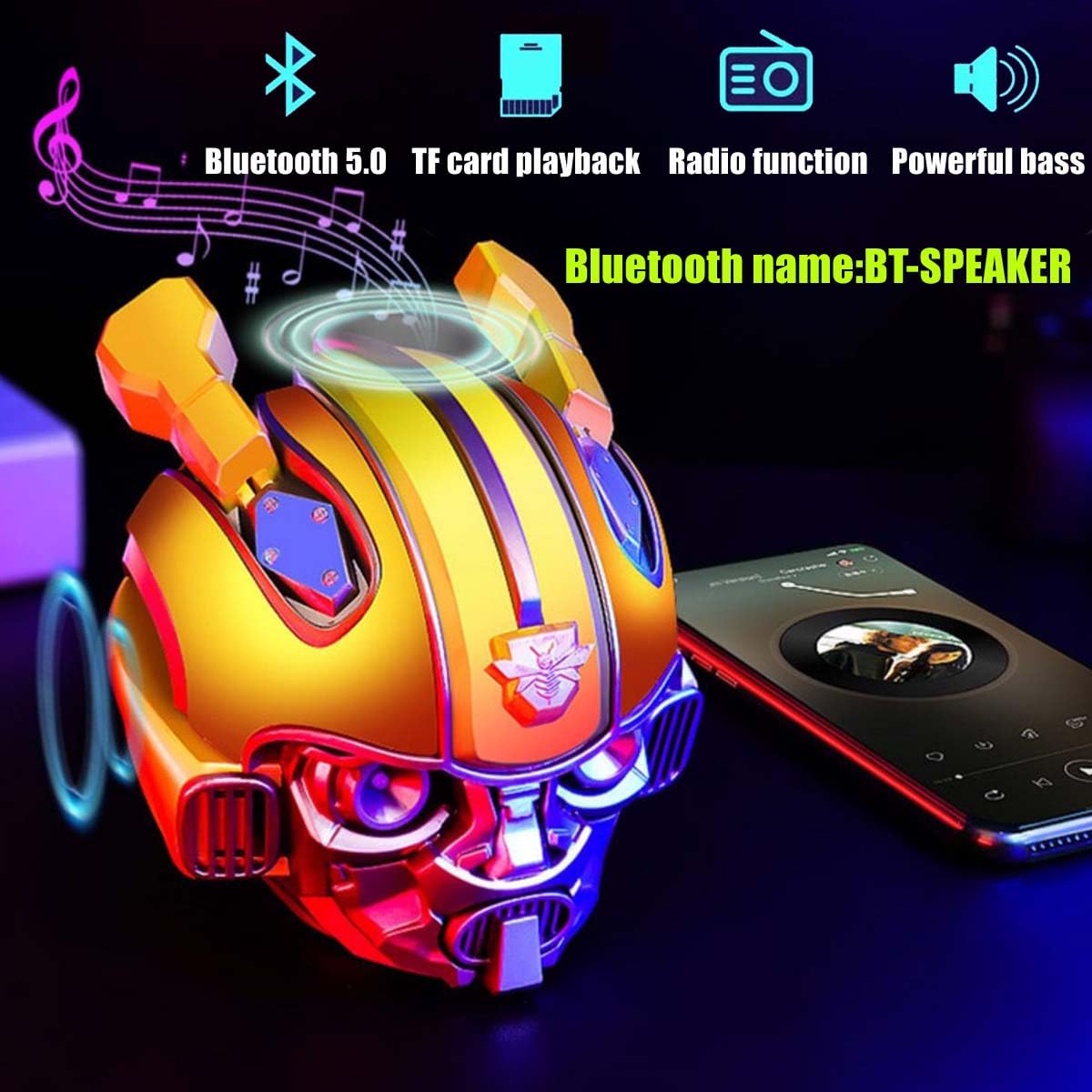 Bumblebee-Casque Bluetooth TWS 5.3, Réduction du bruit