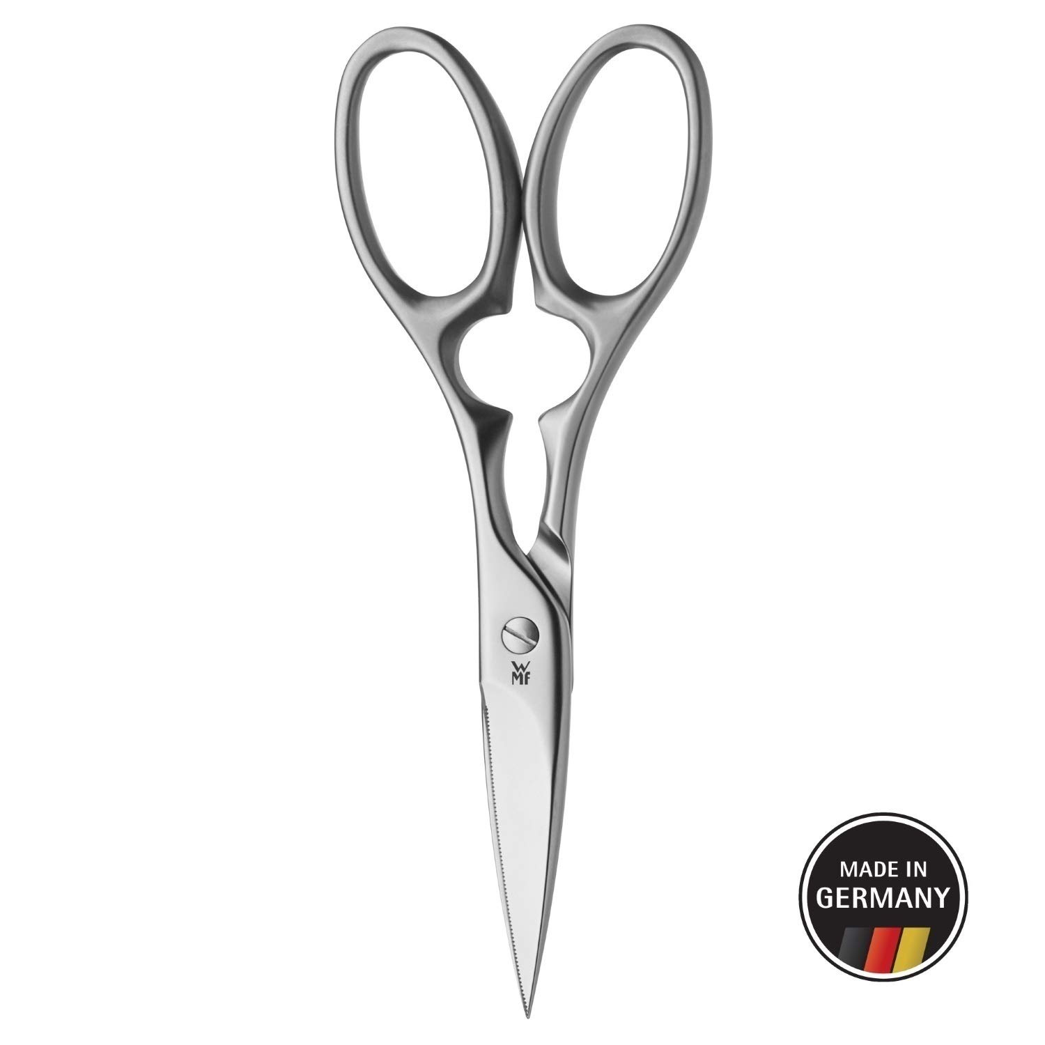 WMF Grand Gourmet Küchenschere 20 cm, Kapselheber, Schraubverschlussöffner, Cromargan Edelstahl & Gourmet Glas Messbecher 1,0l, hitzebeständiges Glas, Skalierung für Liter, Milliliter, Tassen