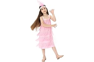 Leadtex: Flapper Dress Costume for Girls, Perfect for 1920s Themed Parties