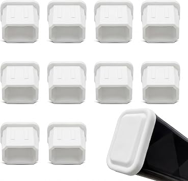 UICE Hockey Stick End Plugs - 10 Pieces Durable Polypropylene Hockey Handle End Caps, Anti-Slip & Shock-Absorbing Design, Compatible with Most Standard Hockey Sticks, Ideal for Youth & Adult Players