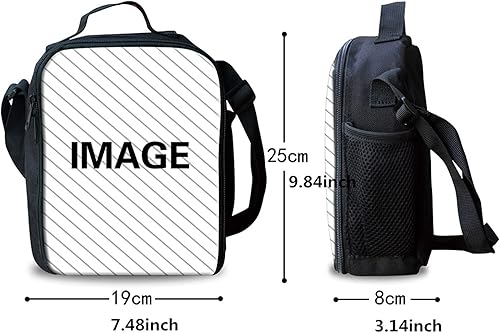 Miniatura 4 de Juego de mochila escolar para niños y niñas, mochila con loncheras y estuche para lápices, 1 Cerdo de fresa, Mochilas Daypack
