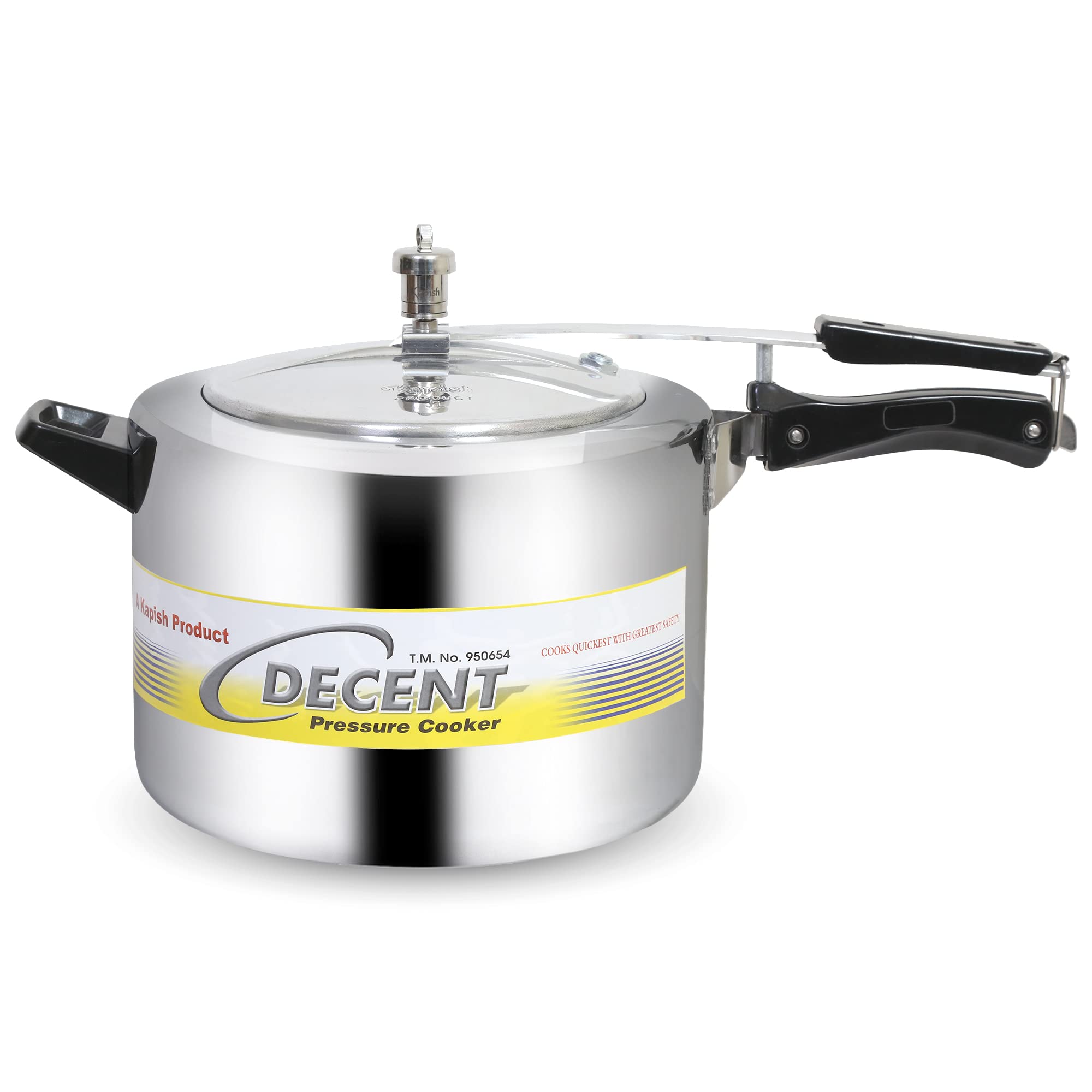 Decent Classic Aluminium 10 L Pressure Cooker (Aluminium) ISI Marked (B07ZRR6P2G) Amazon Price History, Amazon Price Tracker