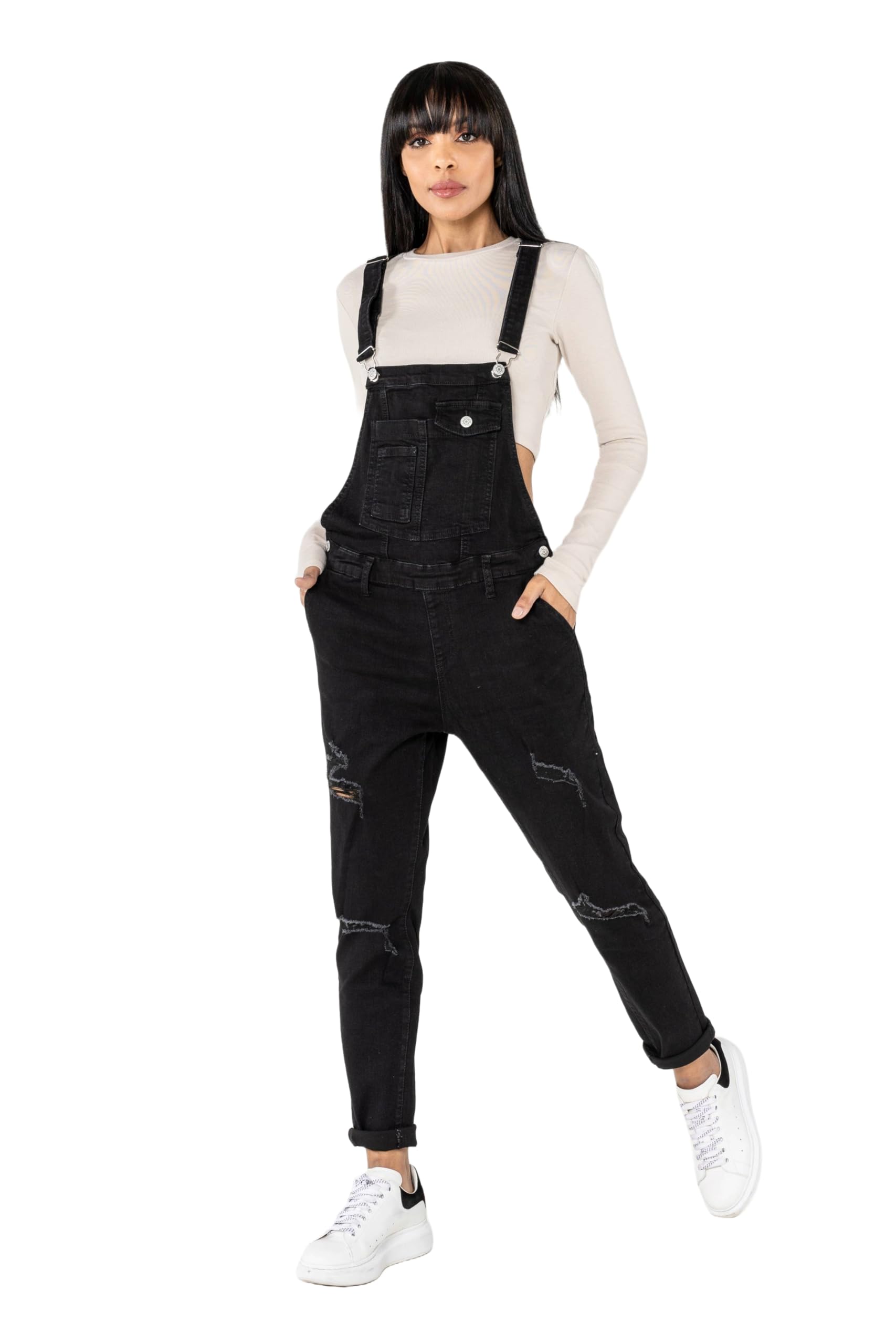 Nina Carter Mono de verano para mujer, estilo vaquero, estilo vaquero