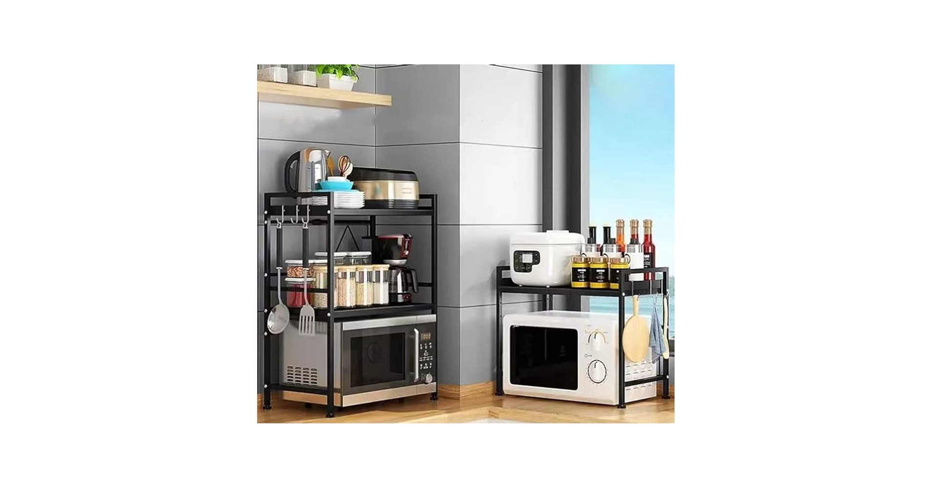 Amazon|レンジ上ラック レンジラック 伸縮式 幅(39~63cm)キッチン Amazon|レンジ上ラック レンジラック 伸縮式 幅(39~63cm)キッチン