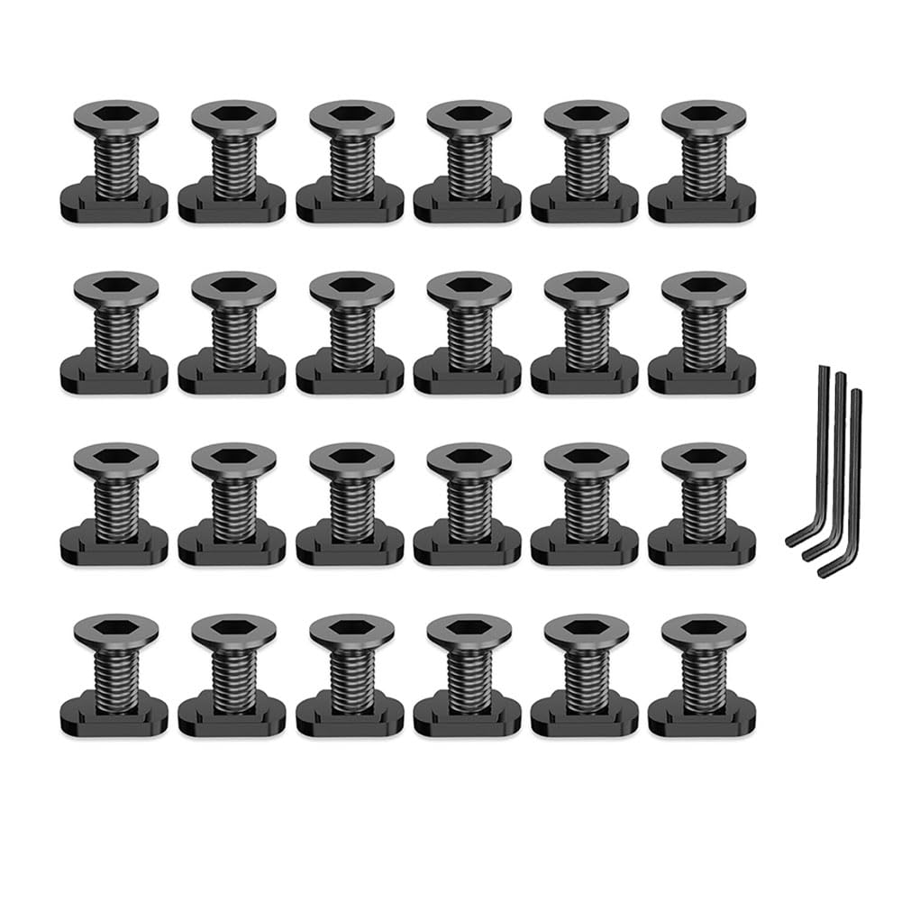 Lot De 10 Vis Et écrous De Remplacement MLOCK / KEY-md Pour Rails Et Clés - Métal