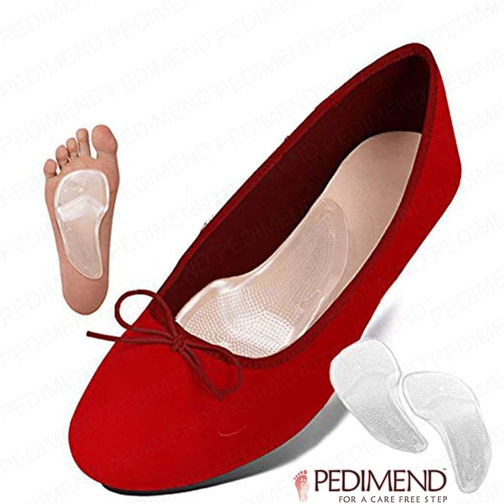 PedimendTM, solette ortopediche lunghe 3/4 con supporto per arco plantare, piede piatto, pronazione, fascite plantare