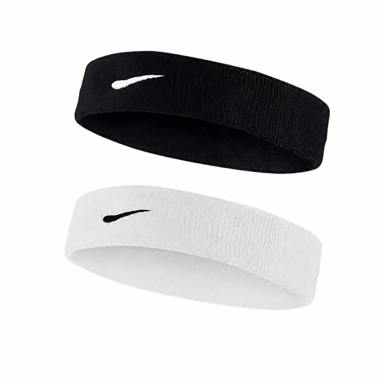 CELIRO Sports Headband for Men & Women (Pack of 2 - Black & White) | Cotton Sweat Absorbent Head Band | Stretchable, Soft & Non-Slip | Gym, Running, Yoga, Cycling, Tennis, Football & Fitness-image-35