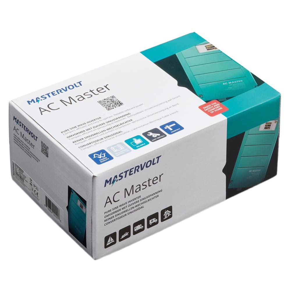 MASTERVOLT AC Master Inversor 12V 220V Onda Pura 300W Conector IEC