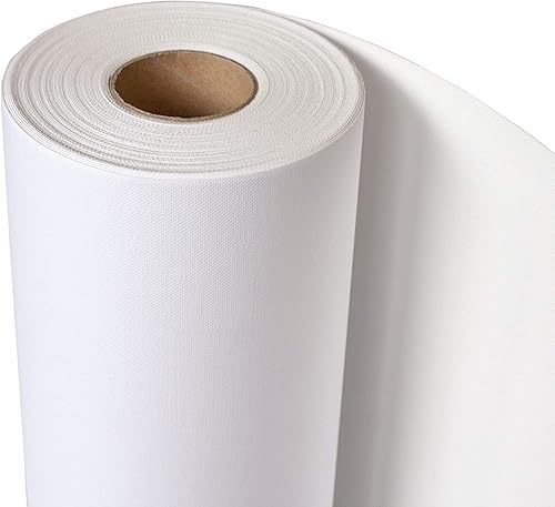 Miniatura 2 de Rollo de lona de polialgodón de 14.82 oz/m², 66 pies x 36 pulgadas x 1 rollo de ancho compatible con inyección de tinta, arte y fotografía, 3 anchos