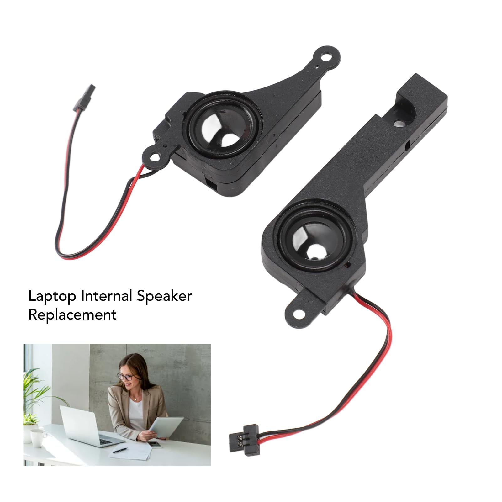 Jectse Sostituzione Altoparlante Interno da 2 Pezzi per Laptop Aspire 5741 5742 5742G 5552 5251 5336 5736 NV59C 5252 5250, Altoparlante Interno Spesso 5 Mm