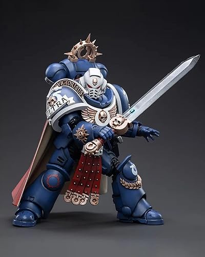 Miniatura 4 de Pipigirl JoyToy × Warhammer Genuine License 118 Figuras de acción de soldado, kits de modelos militares de guerrero extremo militar de 4 pulgadas