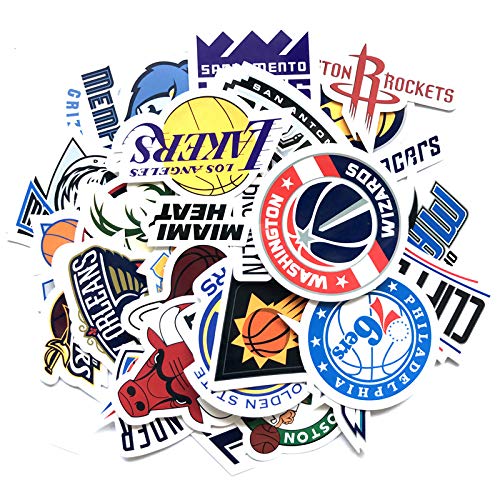 Swrotdin SWRO0193 30 Pieces Skateboard Stickers For Basketball Sport Fan Vinyl Waterproof Sticker Application On Pad Notebook Car Snowboard Bicycle Luggage Decal Diy Decoration thumb #2
