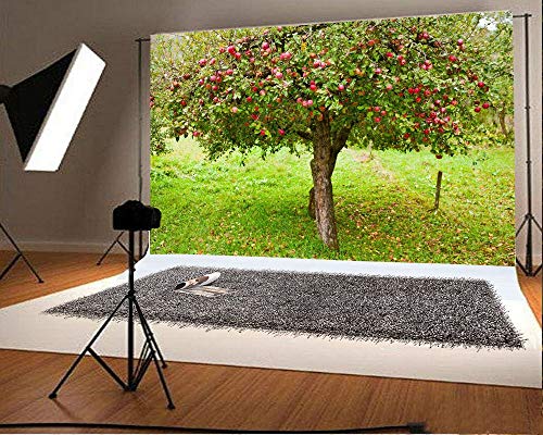 GzHQ 7x5FT Fondale Fotografia Sfondo Melo Frutteto...