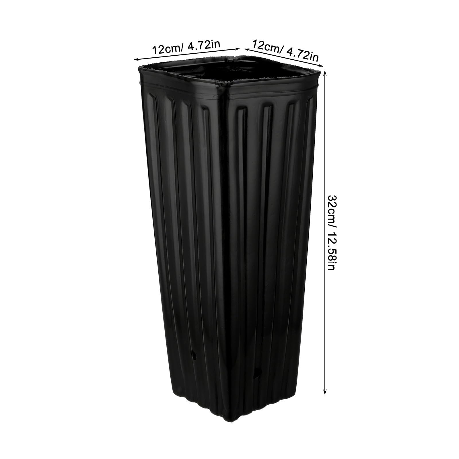 Pochettes D'allaitement pour Plantes, 50 Pièces, Plastique Noir, Jardin