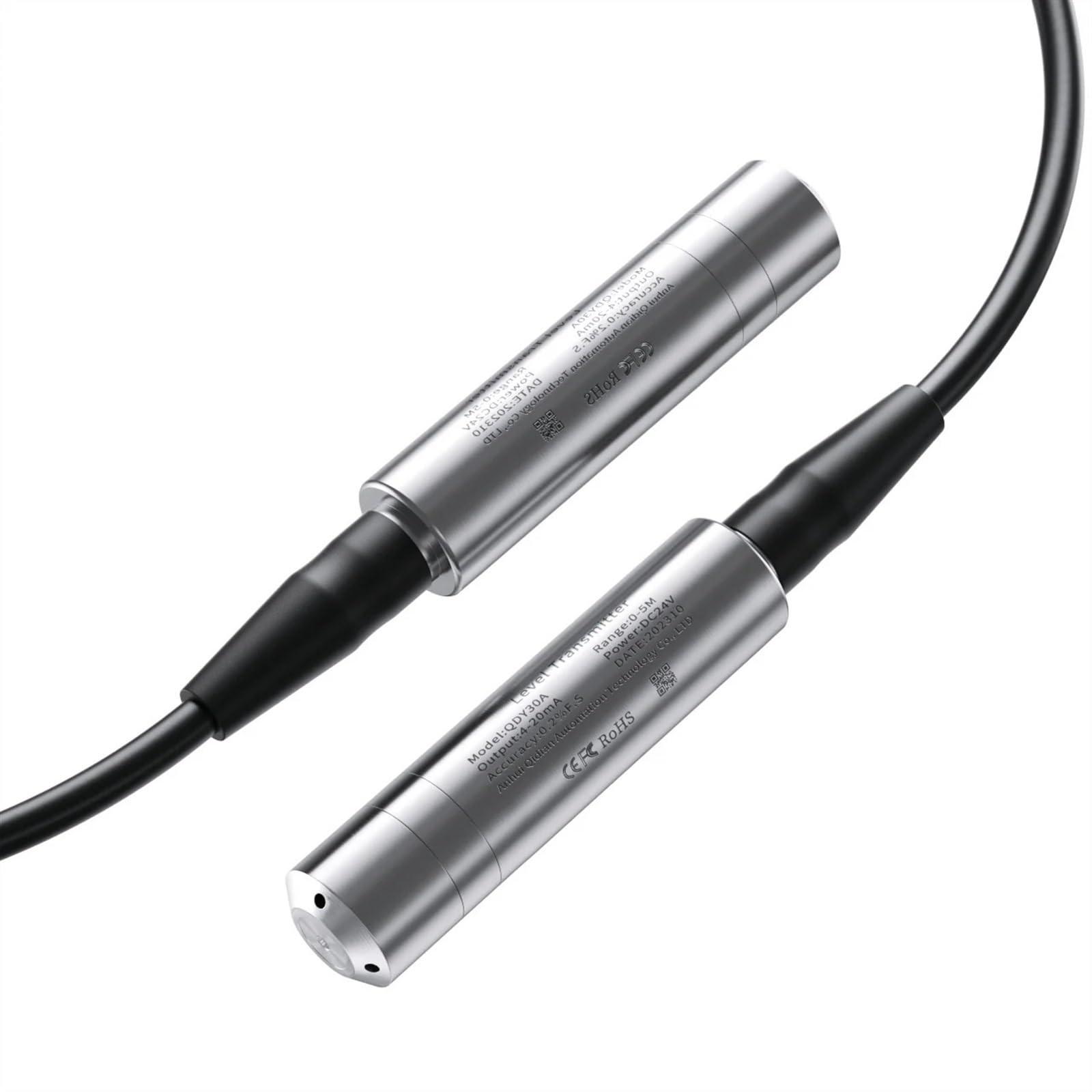 Capteur de niveau de liquide 0-10V avec câble de 6m pour cuve